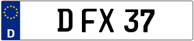 Truck License Plate